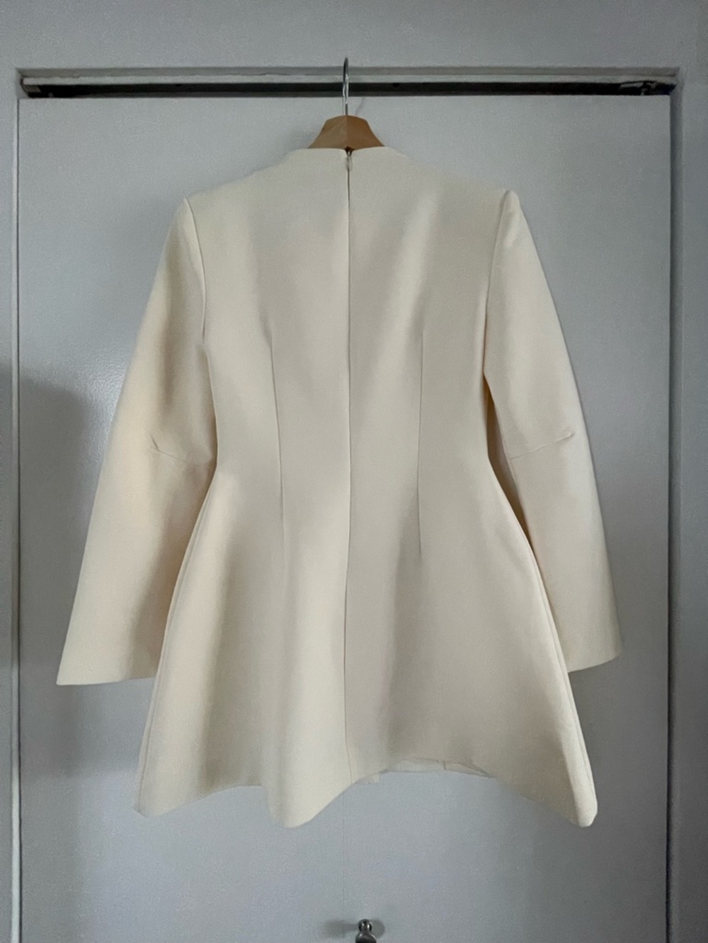 Odd Muse Cream Button Down long sleeve Dress - Picture 2 of 3